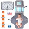 Foldable Baby Diaper Changing Pad Portable Diaper Changing Station Waterproof Nappy Changing Travel Mat