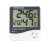 2-in-1 Thermometer and Hygrometer with Clock/Alarm Function