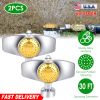 2Pcs Circular Spot Sprinkler 360 Degree Small Circle Sprinkler with Gentle Water Flow Covers up to 30FT Diameter Lawn Garden