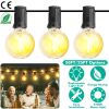 50FT Decorative Globe String Lights Outdoor Indoor 25Pcs Bulb Light Strings Fairy String Lamps for Garden Lawn Patio Cafe Party