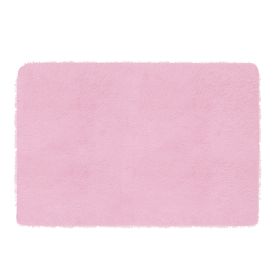 Fluffy Bedroom Rug 4’ x 2.6’ Anti-Skid Shaggy Area Rug Decorative Floor Carpet Mat for Nursery Bedroom Living Room (Option: Pink  GPCT2009)