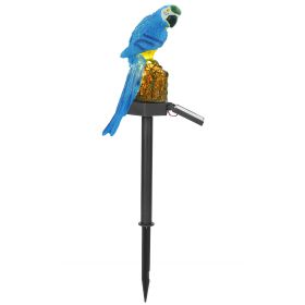 Solar Powered Parrot Garden Light IP65 Waterproof LED Parrot Landscape Lamp Decorative Lawn Lights For Yard Driveway Walkway Patio (Option: BLUeParrot  GPCT2831)