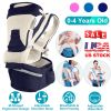 Multifunctional Baby Carrier With Hip Seat Head Hood Front Back Side Carrying All Position Ergonomic Adjustable Infant Carrier For 0-4 Years Old Newbo