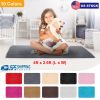 Fluffy Bedroom Rug 4’ x 2.6’ Anti-Skid Shaggy Area Rug Decorative Floor Carpet Mat for Nursery Bedroom Living Room