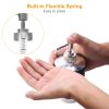 Bathroom Accessories Set 6 Pcs Bathroom Set Ensemble Complete Soap Dispenser Toothbrush Holder Tumbler Soap Dish Toilet Cleaning Brush Trash Can