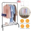 33lbs Loading Garment Racks Freestanding Clothing Racks Clothes Rack Stands Organizer with Bottom Shelf for Dormitory Home