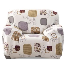 Sofa Cover Printed Stretch Sofa Furniture Cover Soft Sofa Slipcover Polyester Furniture Protector Cover (Option: BLK 2S)