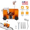 Chainsaw Chain Sharpening Jig Universal Chainsaw Sharpener Kit Hand Crank Chain Sharpener for Electric Saw for Lumberjack Garden Worker