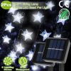 2Pcs Solar Powered String Lights 39.3FT 100LED Beads Fairy Star Lights IP65 Waterproof Decorative Garden Party Christmas Tree Stake Lamps w/ 8 Lightin