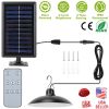 Solar Shed Lights Dimmable Timing Auto Off Sensor Hanging Lamp IP65 Waterproof Remote Control Pendant Light For Garden Patio Balcony with 9.84FT Wire