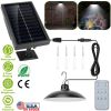 Solar Shed Lights Dimmable Timing Auto Off Sensor Hanging Lamp IP65 Waterproof Remote Control Pendant Light For Garden Patio Balcony with 9.84FT Wire