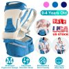 Multifunctional Baby Carrier With Hip Seat Head Hood Front Back Side Carrying All Position Ergonomic Adjustable Infant Carrier For 0-4 Years Old Newbo