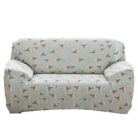 Sofa Cover Printed Stretch Sofa Furniture Cover Soft Sofa Slipcover Polyester Furniture Protector Cover (Option: Hyacinth 3S)