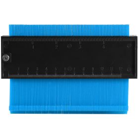 5 inch Shape Contour Gauge Duplicator Plastic Precisely Copy Irregular Shapes Profile Gauge  Measurement (Option: BLUe 5in  GPCT2144)