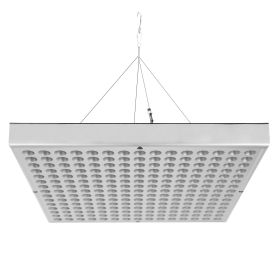 45W LED Grow Light Panel 225 LEDs Plant Grow Lamp Light with Rope Hanger for Indoor Greenhouse Hydroponic Plants Veg Flower Fruits US Plug (Option: BLU WHT  GPCT1672)