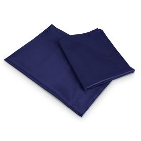 Luxury Silky Satin King Pillowcase Set (Option: Navy  GPCT1329)