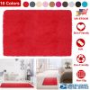 Fluffy Bedroom Rug 4’ x 2.6’ Anti-Skid Shaggy Area Rug Decorative Floor Carpet Mat for Nursery Bedroom Living Room