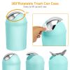 Bathroom Accessories Set 6 Pcs Bathroom Set Ensemble Complete Soap Dispenser Toothbrush Holder Tumbler Soap Dish Toilet Cleaning Brush Trash Can