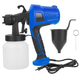 700W Electric Paint Sprayer Handheld HVLP Spray Painter Painting Spray Gun For Fences Brick Walls w/ 3 Spray Patterns 800ML Detachable Cup (Option: BLUe  GPCT2946)