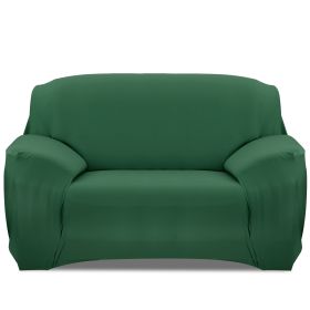 Sofa Cover Printed Stretch Sofa Furniture Cover Soft Sofa Slipcover Polyester Furniture Protector Cover (Option: Green 2S  GPCT1686)